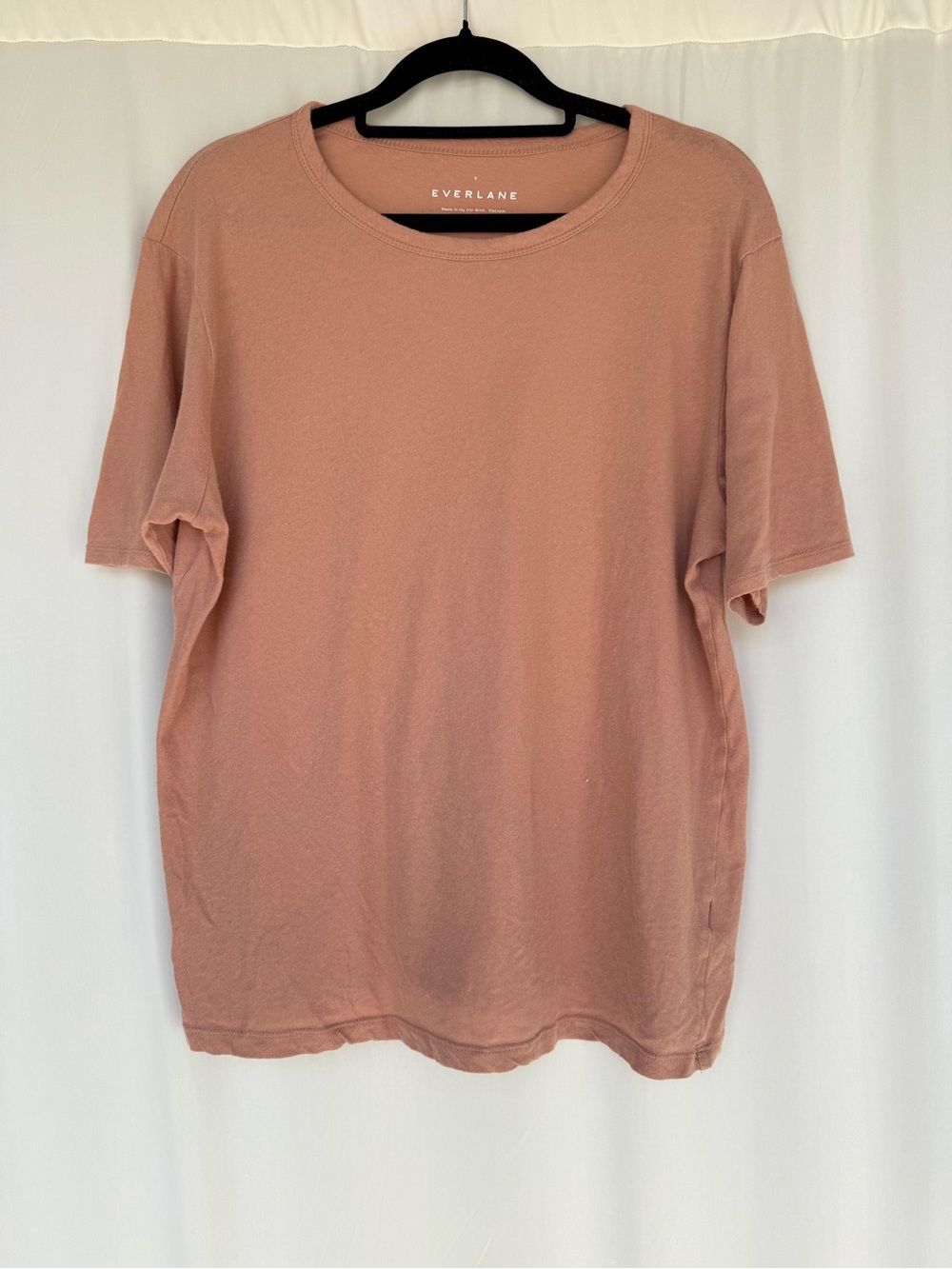 Everlane 100% Cotton Oversized Tee Dusty Rose Pink Size Small